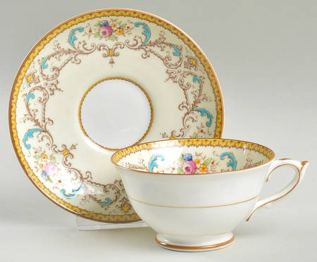 Belverdere Footed Cup & Saucer Set