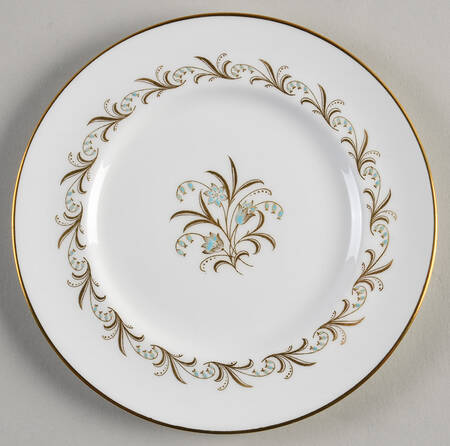 Brides Bouquet Bread & Butter Plate