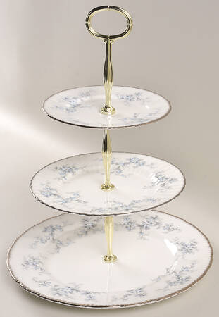 Brides Choice 13 7/8"-14 1/4" 3-Tiered Serving Tray(DP,SP,BB) HC