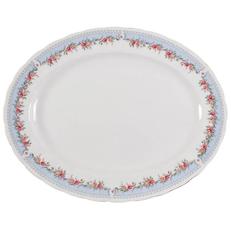 Bridesmaid 15" Oval Serving Platter by Paragon