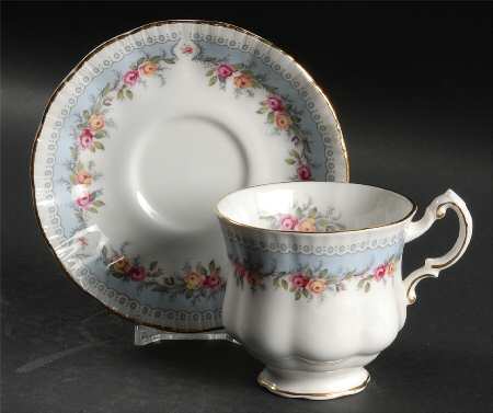 Bridesmaid Footed Cup & Saucer Set