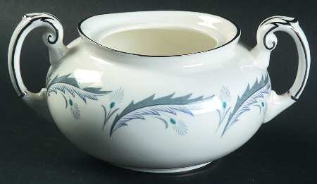 Bridal Leaf Sugar Bowl No Lid