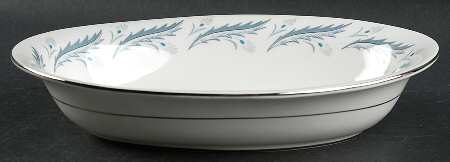 Bridal Leaf 10" Oval Vegetable Bowl