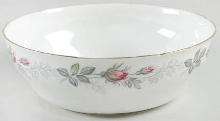 Bridal Rose 8" Round Vegetable Bowl