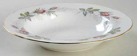 Bridal Rose Rim Soup Bowl