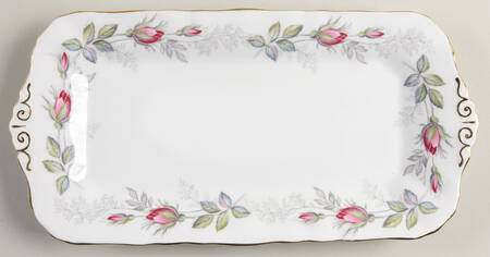 Bridal Rose Large Sandwich Tray
