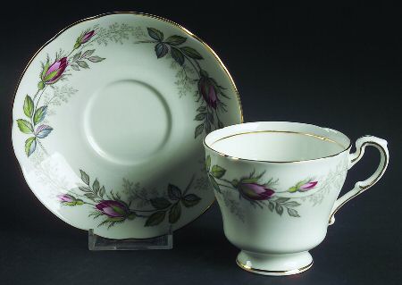 Bridal Rose Footed Cup & Saucer Set