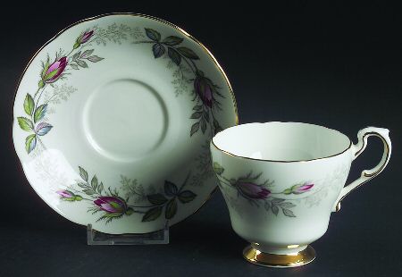 Bridal Rose Footed Cup & Saucer Set