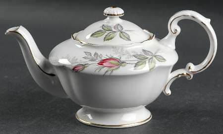 Bridal Rose Individual Teapot & Lid