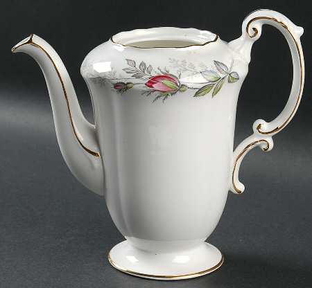 Bridal Rose Mini Coffee Pot No Lid