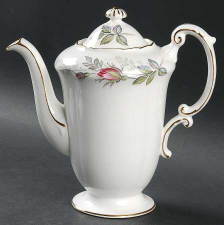 Bridal Rose Mini Coffee Pot & Lid