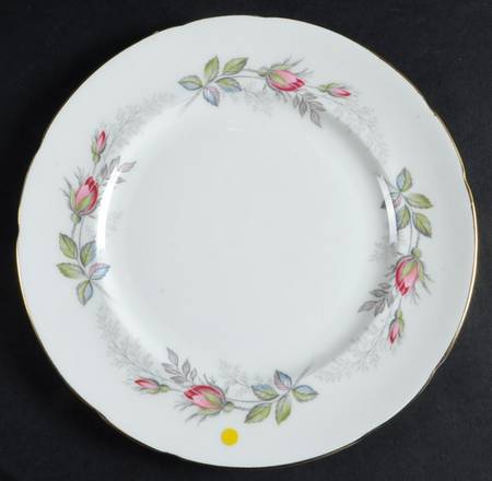 Bridal Rose Luncheon Plate