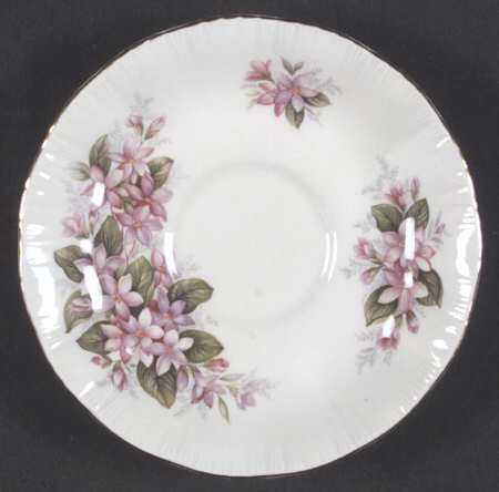Canadian Provincial Flowers Saucer for Footed Cup