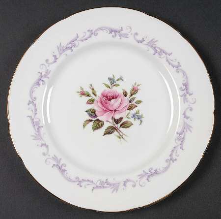 Century Rose Salad Plate