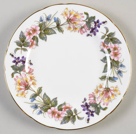 Country Lane (Scalloped Flat Rim) Dessert/Pie Plate
