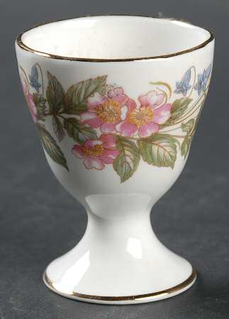 Country Lane (Scalloped Flat Rim) Double Egg Cup