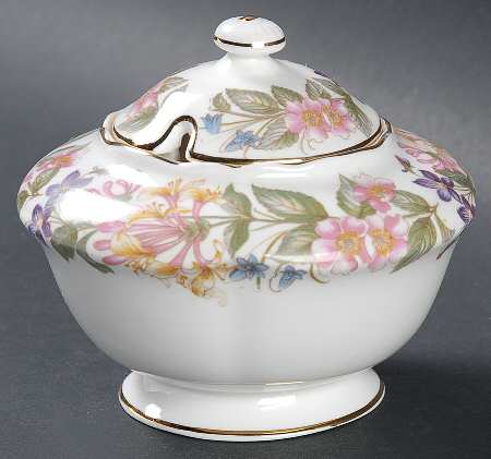 Country Lane (Scalloped Flat Rim) Jam/Jelly & Lid