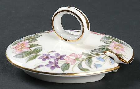 Country Lane (Scalloped Flat Rim) Lid for Jam/Jelly