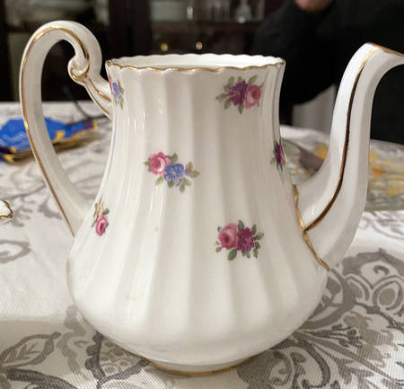Dainty Rose Coffee Pot No Lid