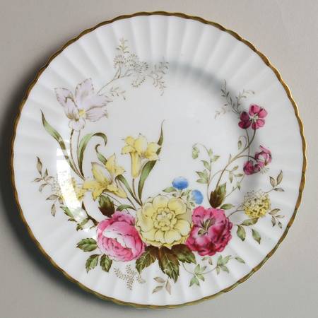 Dubarry (Fluted, Flowers on Side) Bread & Butter Plate