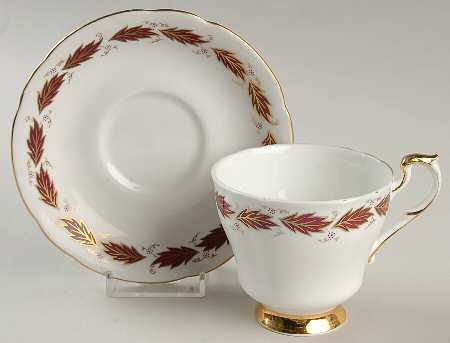 Elegance Footed Cup & Saucer Set