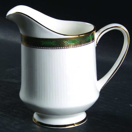 Elgin (Green & Gold) Creamer