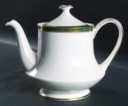 Elgin (Green & Gold) Teapot & Lid