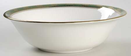 Elgin (Green & Gold) Coupe Cereal Bowl