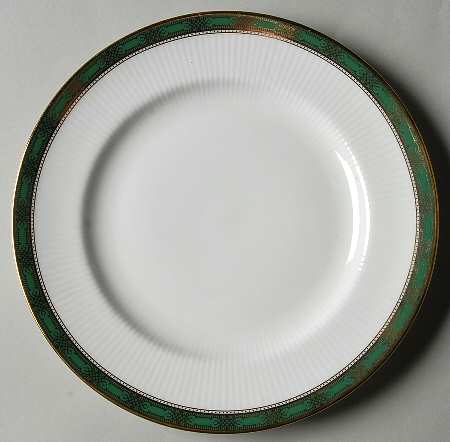 Elgin (Green & Gold) Salad Plate