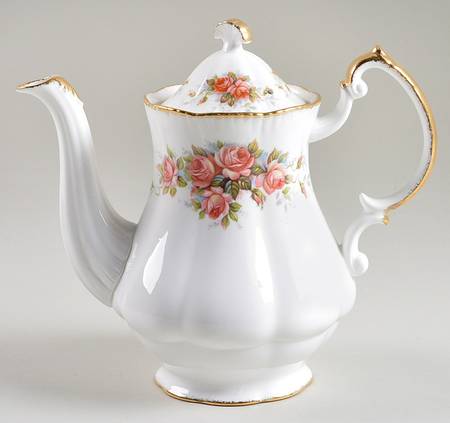Elizabeth Rose Mini Coffee Pot & Lid