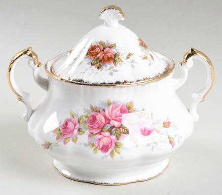 Elizabeth Rose Sugar Bowl & Lid