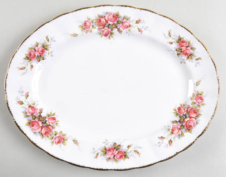 Elizabeth Rose 14" Oval Serving Platter