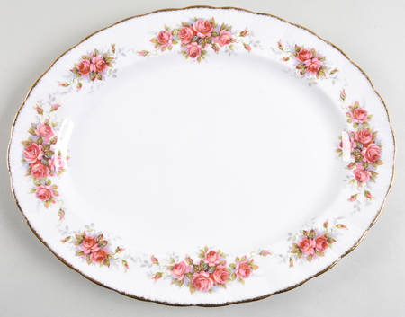 Elizabeth Rose 13" Oval Serving Platter