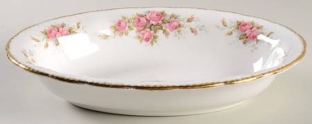 Elizabeth Rose 10" Oval Vegetable Bowl