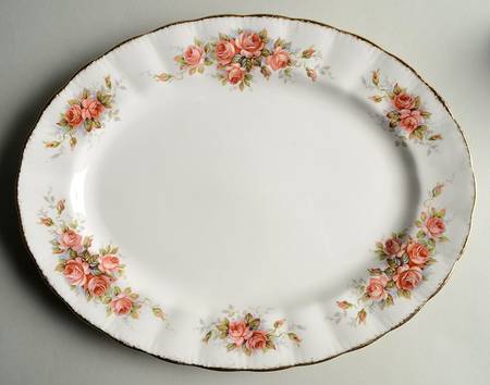 Elizabeth Rose 16" Oval Serving Platter