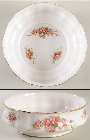 Elizabeth Rose 8" Round Vegetable Bowl