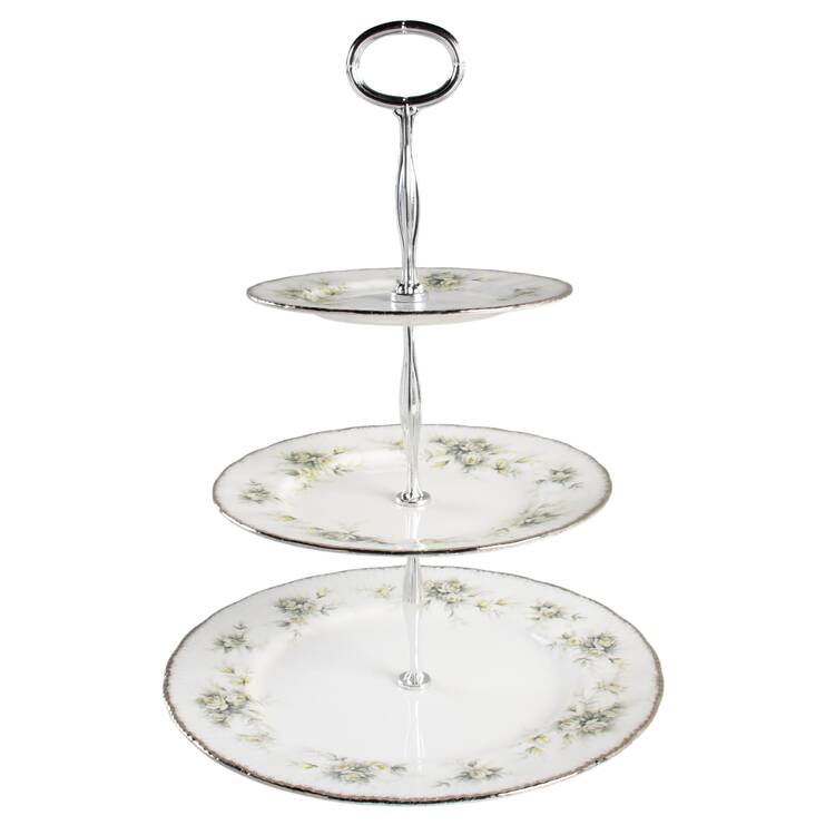 First Love 13 7/8"-14 1/4" 3-Tiered Serving Tray(DP,SP,BB) HC