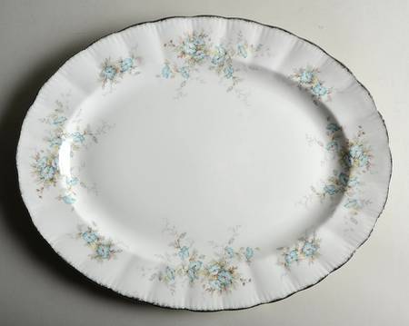Fleurette 15" Oval Serving Platter