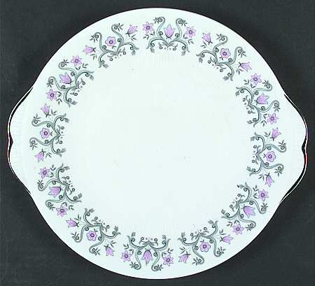 Fleur Handled Cake Plate