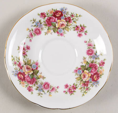 Flower Festival Saucer for Footed Cup