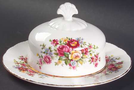 Flower Festival Round Covered Butter