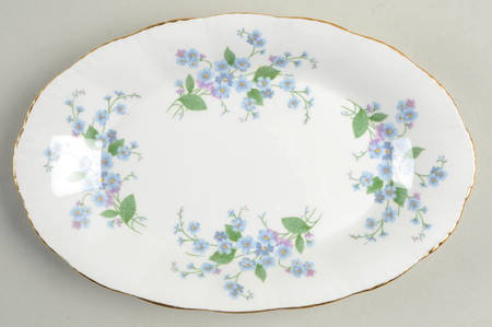 Forget Me Not Tray for Mini Creamer & Open Sugar