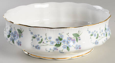 Forget Me Not 9" Round Vegetable Bowl