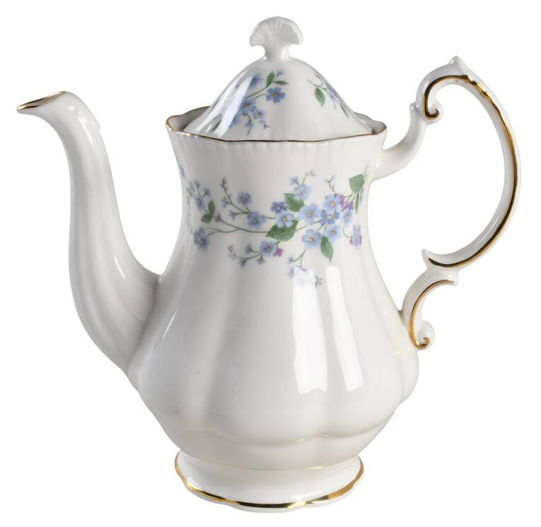Forget Me Not Small Coffee Pot & Lid