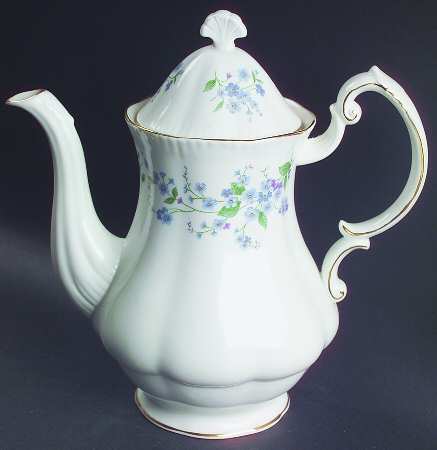 Forget Me Not Coffee Pot & Lid