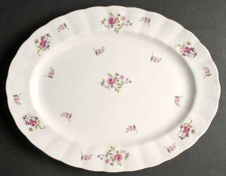 Fragrance 15" Oval Serving Platter