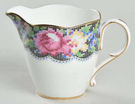 Gingham Rose Mini Creamer