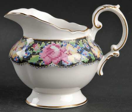 Gingham Rose Creamer