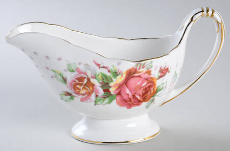Golden Emblem (White) Gravy Boat