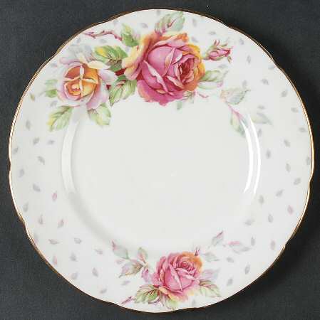 Golden Emblem (White) Bread & Butter Plate